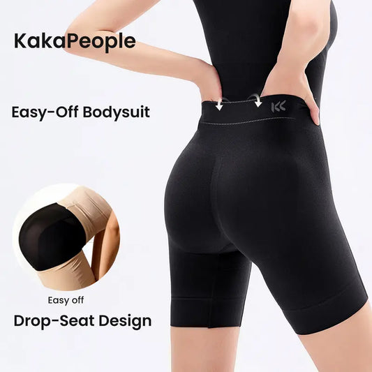 ✨ Postpartum Full Body Shaper Bodysuit, Tummy Control Butt Lifter with Scrunch Open‑Back & Cotton Gusset for Women