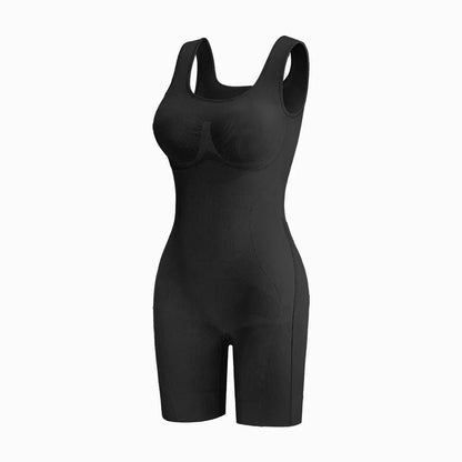 ✨ Postpartum Full Body Shaper Bodysuit, Tummy Control Butt Lifter with Scrunch Open‑Back & Cotton Gusset for Women