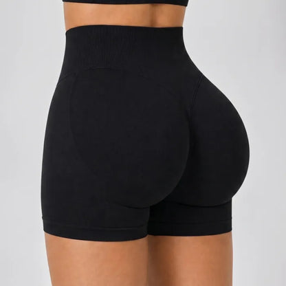 🍑 Contour Shaping Shorts, Tummy Control Butt Lifting Workout Shorts, Squat Proof Non-See Through Yoga Shorts
