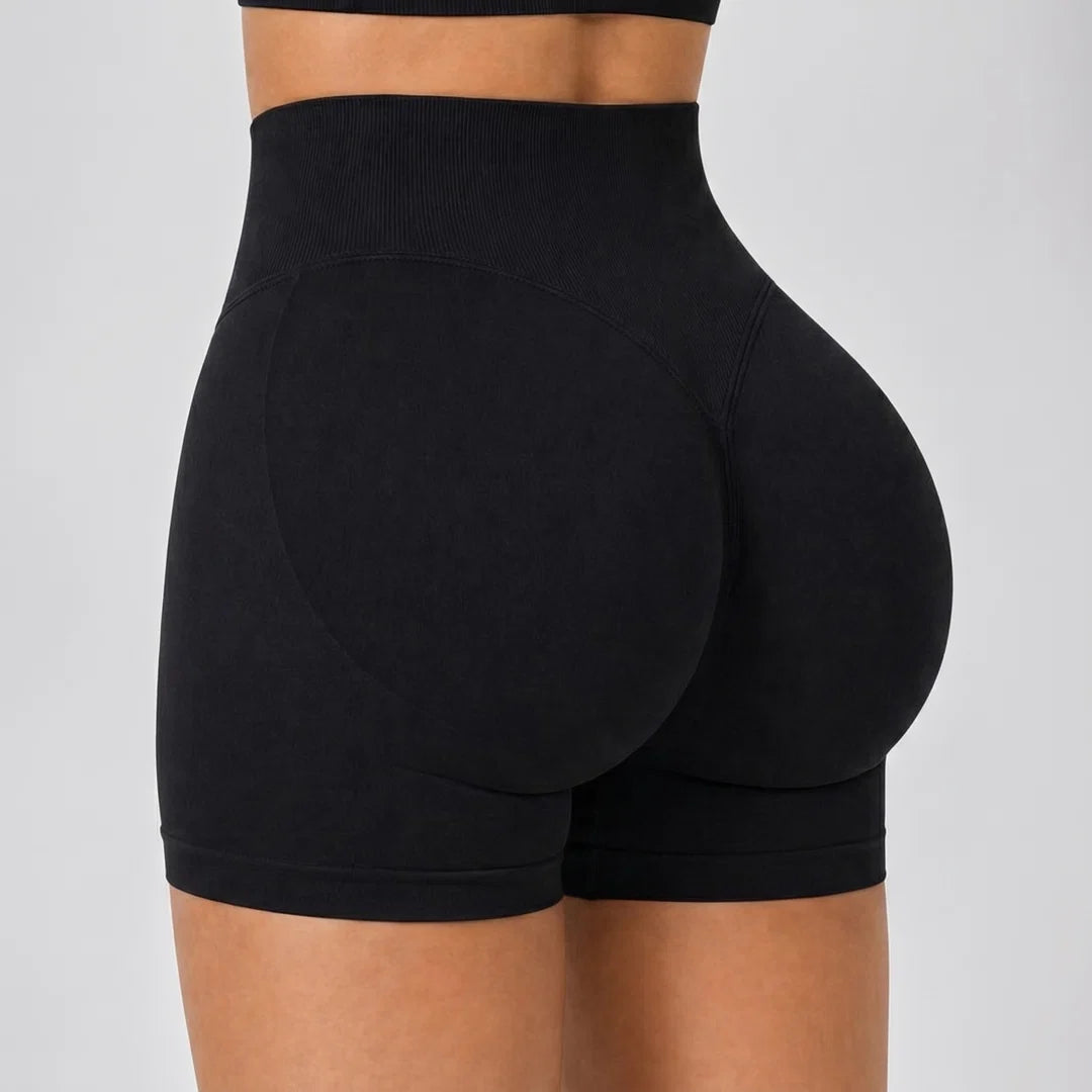 🍑 Contour Shaping Shorts, Tummy Control Butt Lifting Workout Shorts, Squat Proof Non-See Through Yoga Shorts
