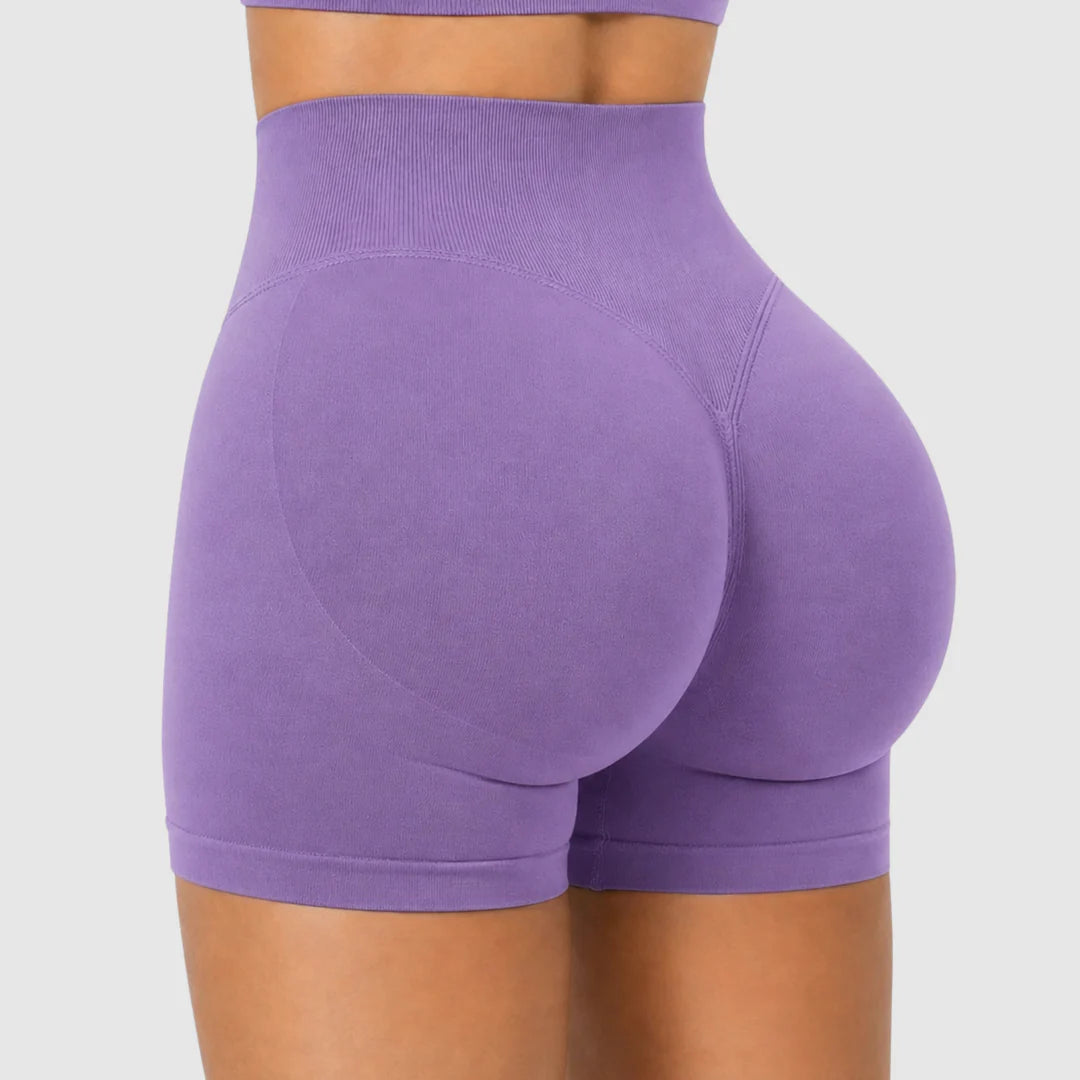 🍑 Contour Shaping Shorts, Tummy Control Butt Lifting Workout Shorts, Squat Proof Non-See Through Yoga Shorts