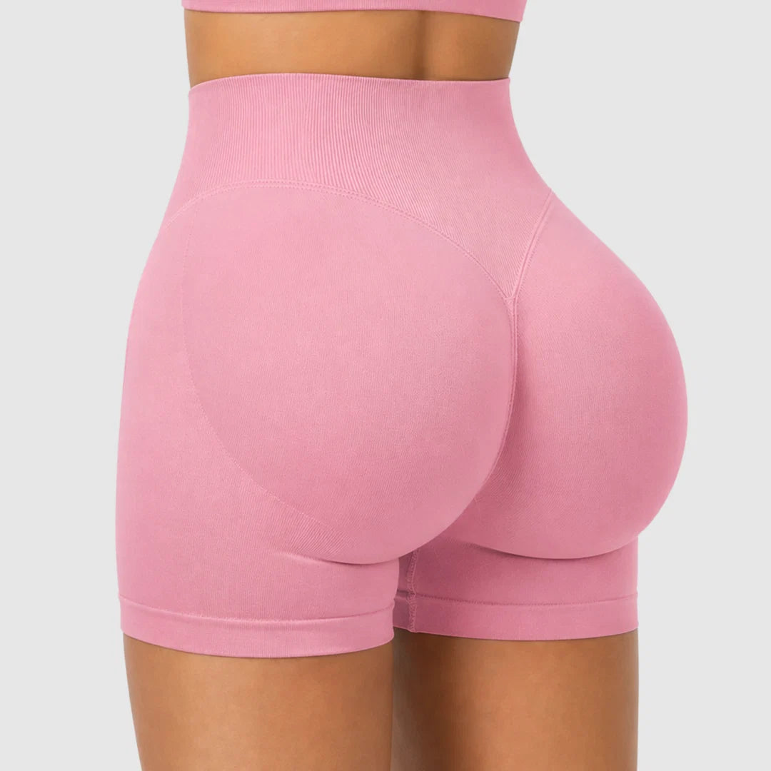 🍑 Contour Shaping Shorts, Tummy Control Butt Lifting Workout Shorts, Squat Proof Non-See Through Yoga Shorts