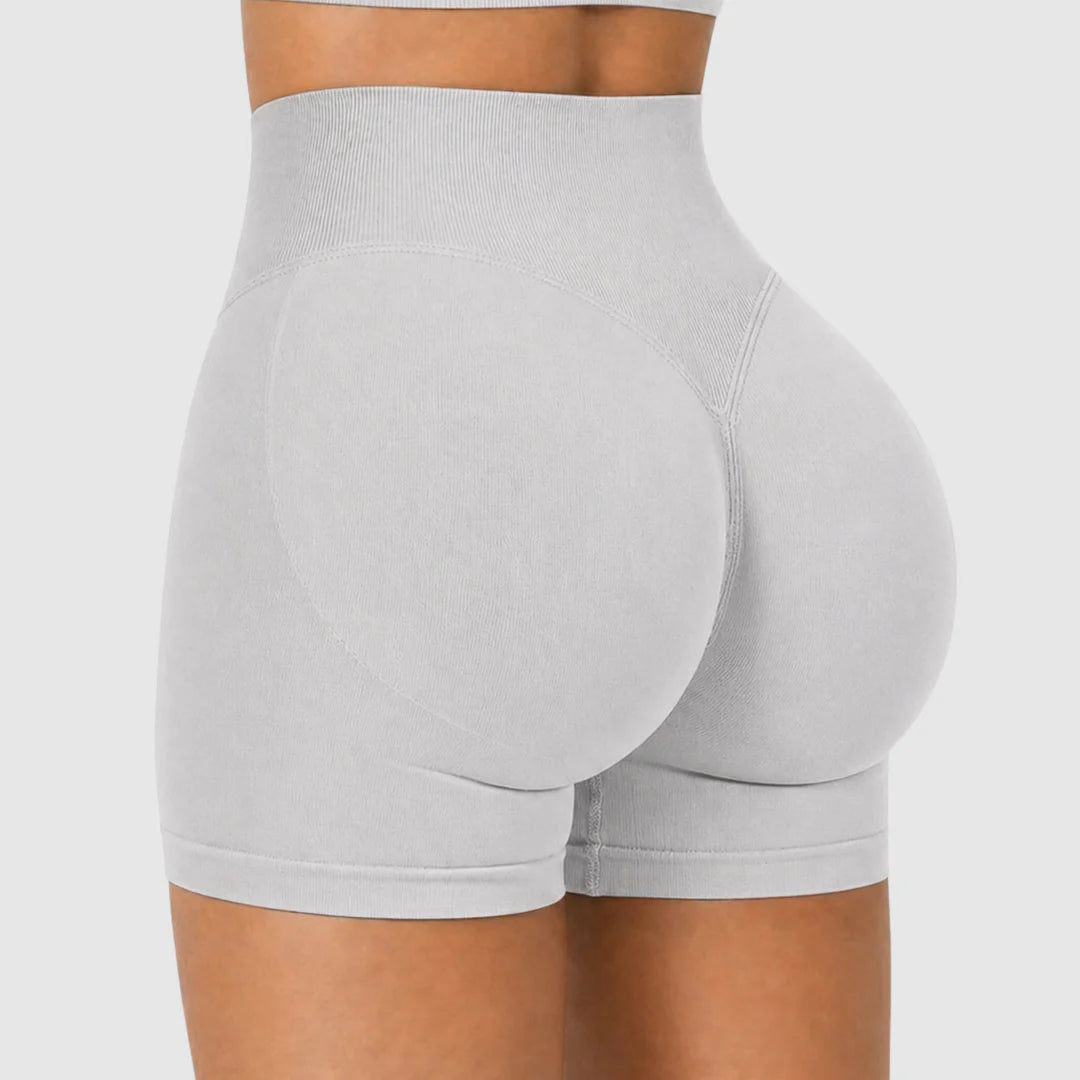 🍑 Contour Shaping Shorts, Tummy Control Butt Lifting Workout Shorts, Squat Proof Non-See Through Yoga Shorts