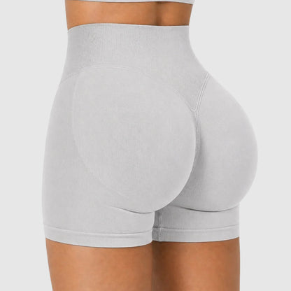 🍑 Contour Shaping Shorts, Tummy Control Butt Lifting Workout Shorts, Squat Proof Non-See Through Yoga Shorts